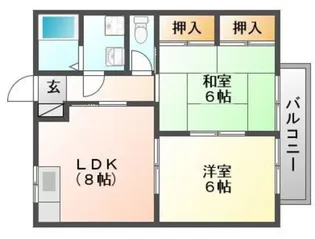 グリーンピュア浦安【1階】の間取り