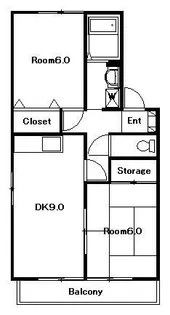 ハイツエンブレム【2階】の間取り