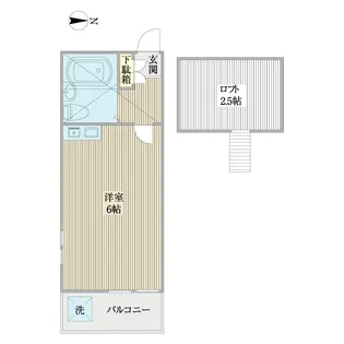 パレドール学園【1階】の間取り