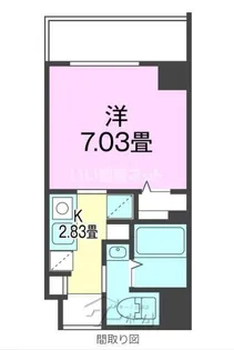 クラスイン与儀【5階】の間取り