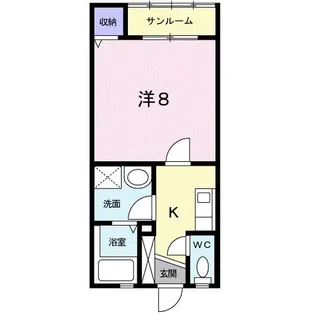 ベルシャトー【2階】の間取り