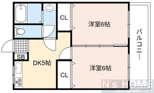第二クリスタルハイツ【3階】の間取り