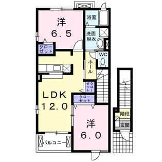 ファータ ジェンティーレ【2階】の間取り