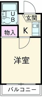 エクセランス滝山A【2階】の間取り