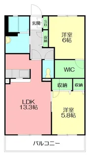 神奈川県秦野市尾尻【マンション】の間取り