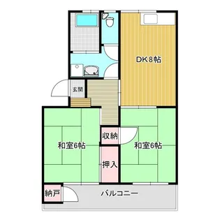 ハイツ水野【3階】の間取り