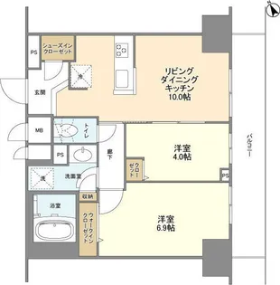 BLESS蔵前【11階】の間取り