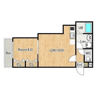 シエロコート入間【3階】の間取り