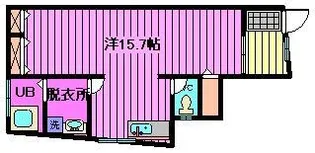 浜田ビル【1階】の間取り