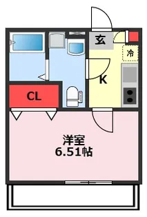 千葉県柏市向原町【アパート】の間取り