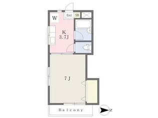 セントグレース【2階】の間取り