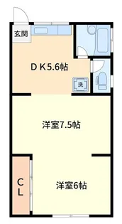 センターハウス【2階】の間取り