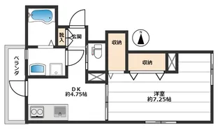 ポルテ見次【1階】の間取り
