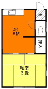 弥生荘【2階】の間取り