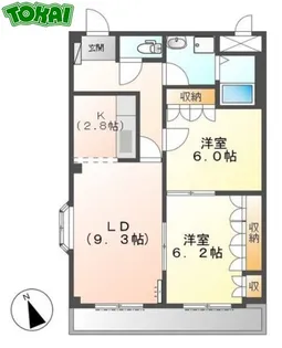 来夢【2階】の間取り