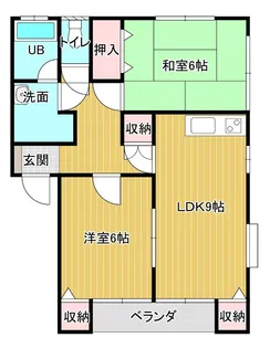 竹本コーポ【2階】の間取り