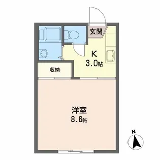 ハイツ・KEN【2階】の間取り