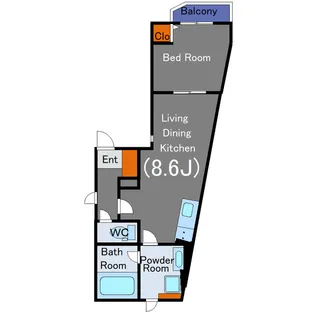 東京都品川区豊町4【アパート】の間取り