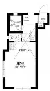 ヴィエント東中野【1階】の間取り