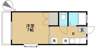 千葉県市川市塩焼1【アパート】の間取り