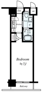 グリフィン新横浜・参番館【2階】の間取り