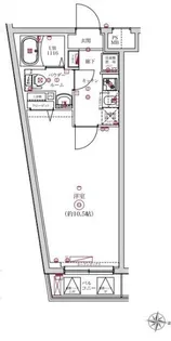 ベルシードアルファ綾瀬【4階】の間取り