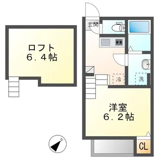 グレイスステーションサイド野並【2階】の間取り