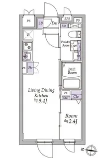 東京都中野区大和町1【マンション】の間取り