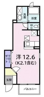 ヴェル・エール【1階】の間取り