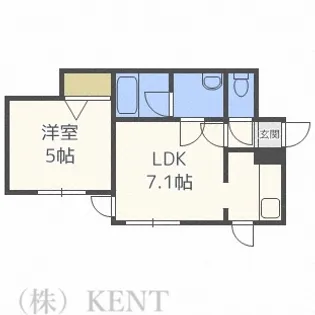 ヴィラYMK【3階】の間取り