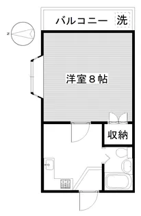 メゾンマンサード【4階】の間取り
