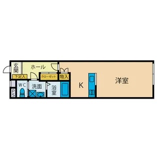 CASA MI 6【2階】の間取り