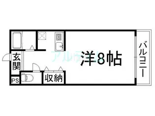 ジュネス堀川【4階】の間取り