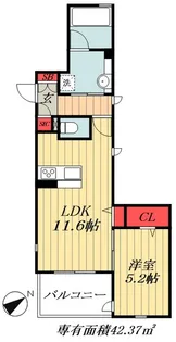 Der Grenze【2階】の間取り