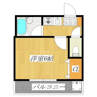エステート神谷【1階】の間取り