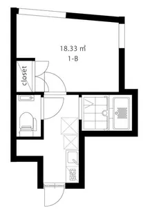ヴァンベール十条仲原【1階】の間取り
