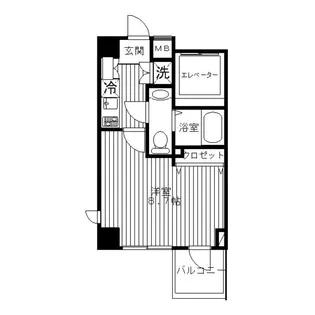 東京都江東区亀戸6【マンション】の間取り