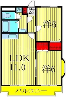コートヒルズIII【3階】の間取り