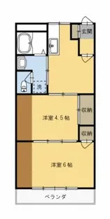 ライフステージ広瀬 京田II【4階】の間取り
