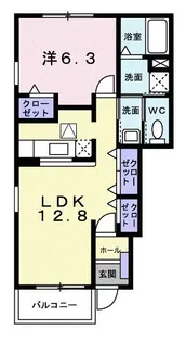 神奈川県藤沢市石川2【アパート】の間取り
