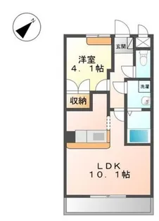 クラージュ【1階】の間取り