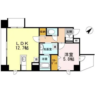 東京都多摩市一ノ宮1【マンション】の間取り