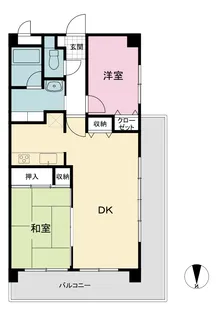 アークハイツ上永谷【1階】の間取り