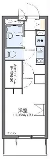 レオパレス松山【1階】の間取り