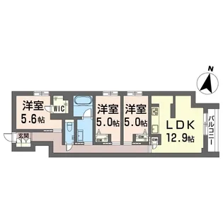 ガーデンクォーツ【2階】の間取り