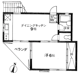 北村アパート【2階】の間取り