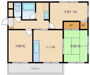 エクセレンス長峰【2階】の間取り
