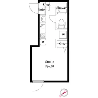 セレブラーレ町屋【1階】の間取り