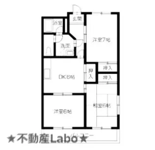 徳島県板野郡藍住町徳命字前須東【アパート】の間取り