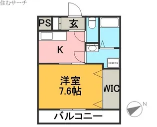 ミルキーウェイ【2階】の間取り